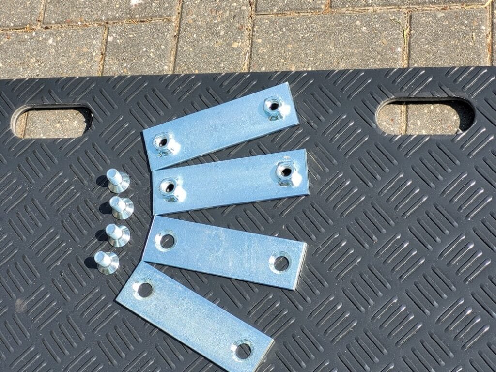 Rijplaat koppelstukken - staal