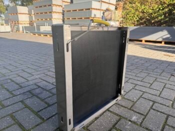 RVS Stempelplaathouder enkel 60x60x4-6 cm